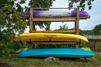 Kayak storage station